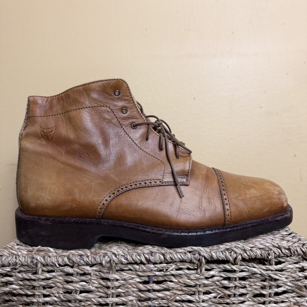 Toschi cap toe Ankle Boots Men size 10 in Fair condition